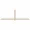 Ekena Millwork Eugene Smooth Timber Gable Bracket, Douglas Fir, 108"W x 36"H x 3 1/2"D x 3 1/2"F, 8/12 Pitch GBW108X36X0404EUG00SDF - alternate 1